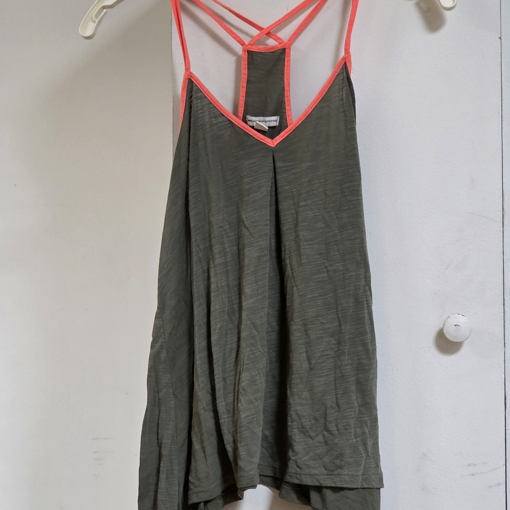 Stylish Olive Green and Pink Women's Top